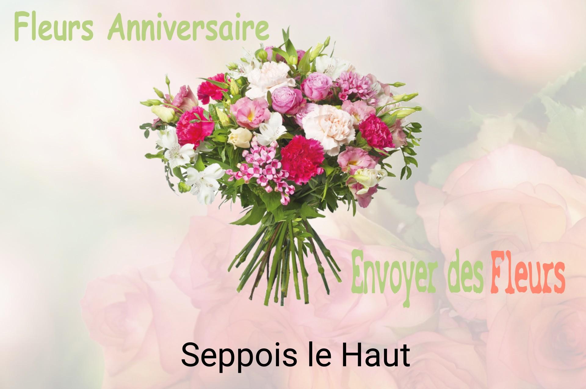 Bouquet de fleurs d’anniversaire livré à Seppois-le-Haut