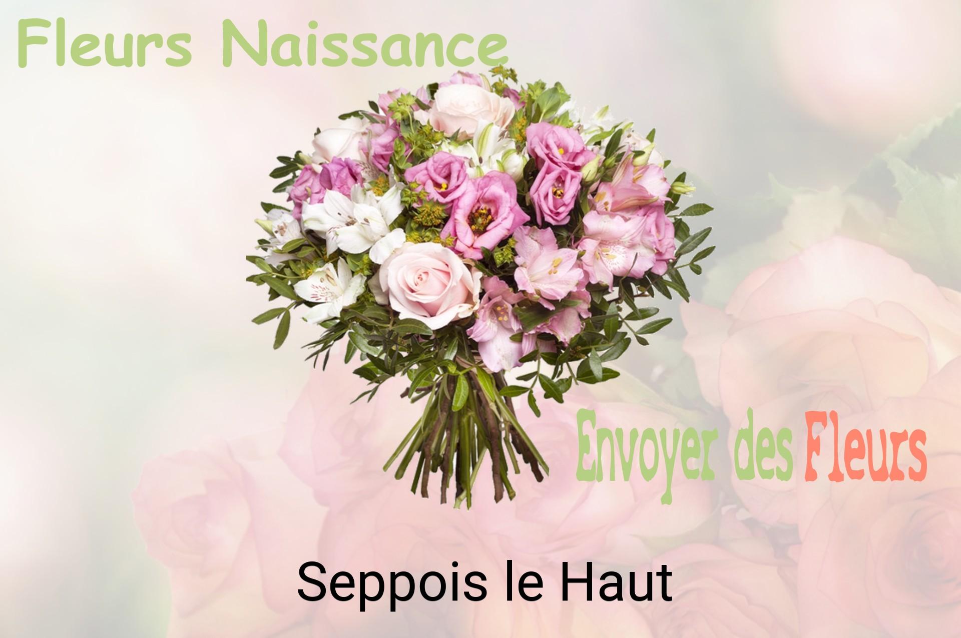 Bouquet de fleurs de naissance livré à Seppois-le-Haut